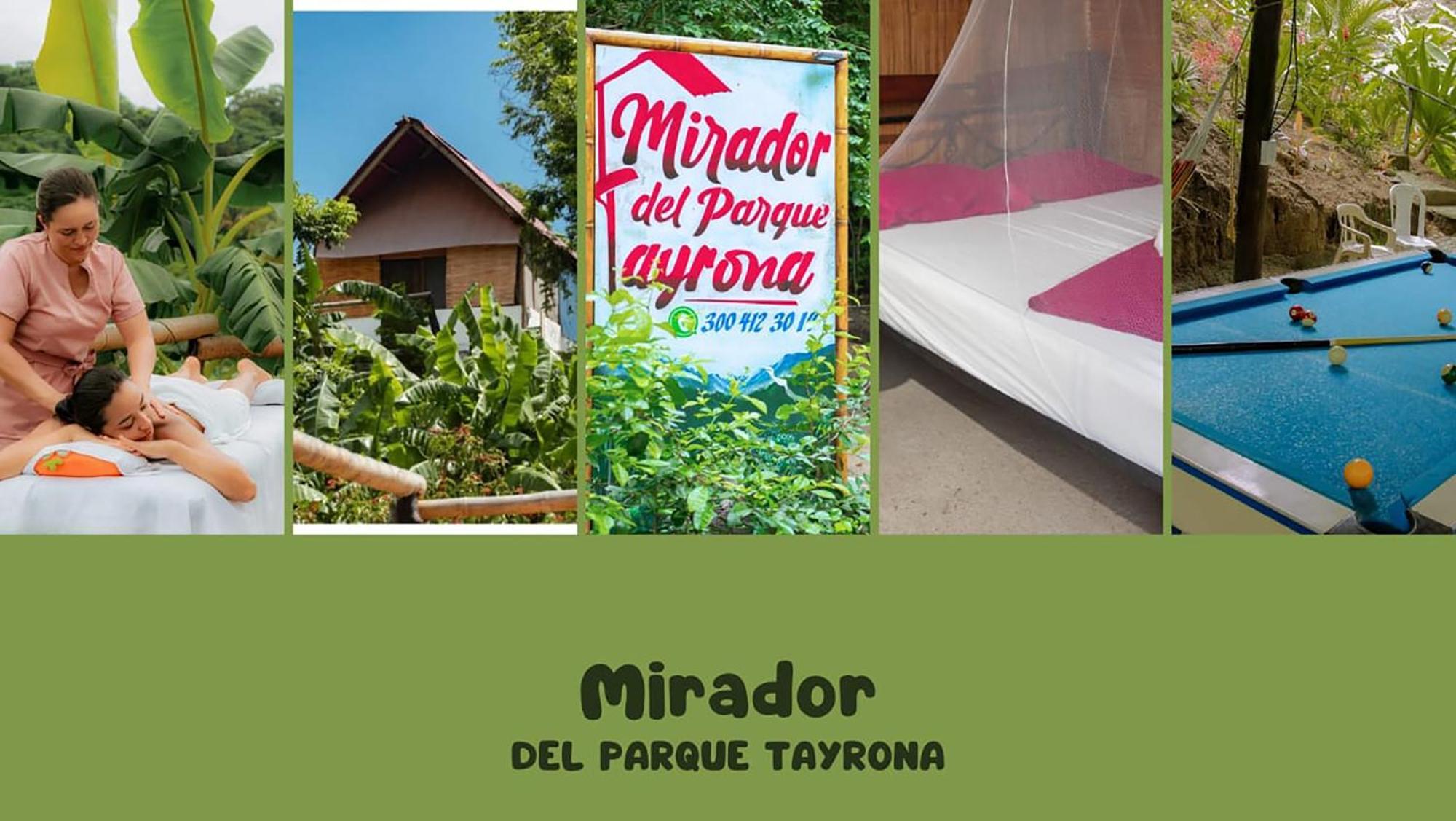 Hostal Mirador Dentro Del Parque Tayrona Эль-Саино Экстерьер фото